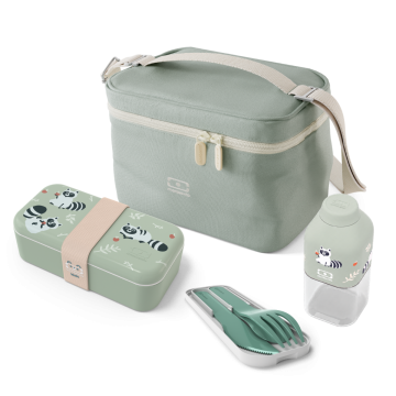 Set Foodie green Raccoon