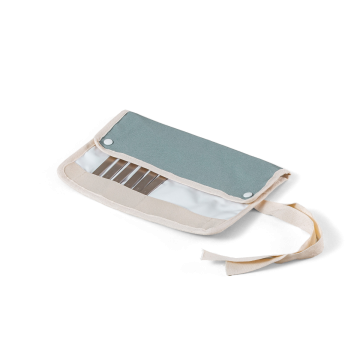 Slim Roll green Natural (cutlery included)