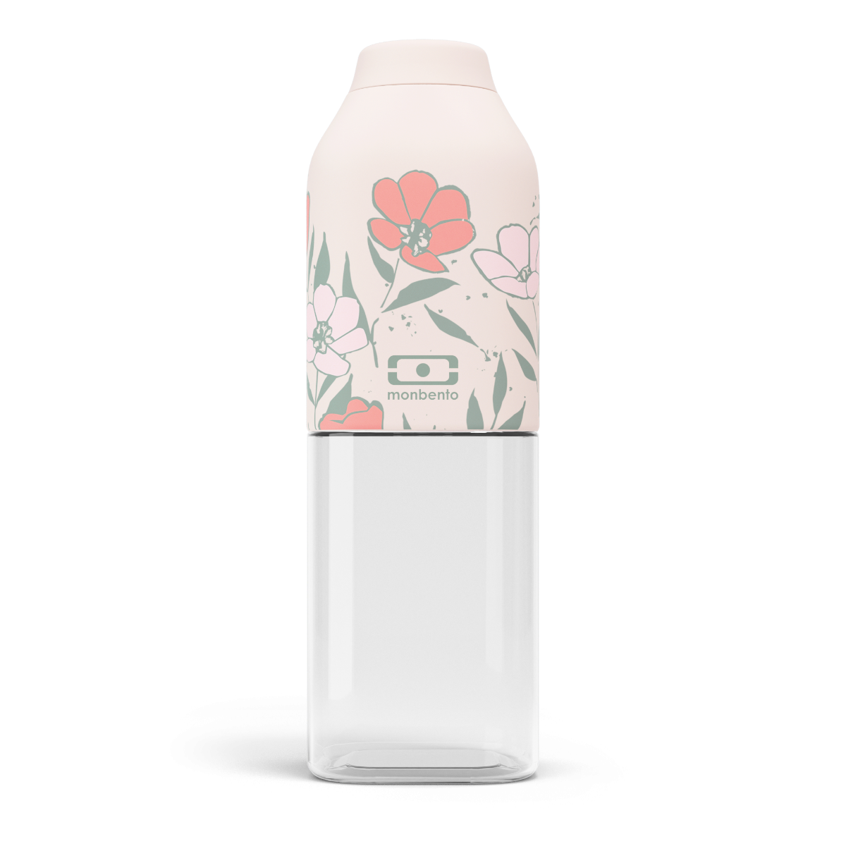 Die Flasche to-go - monbento MB Positive M graphic Bloom