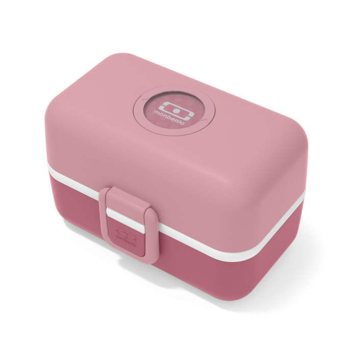 Bento box kids Fiambrera hermética para Comida Infantil sin BPA con divisorespara merienda Almuerzo AOMIAO Lunch Box con 4+2 Compartimentos Rosa roja 