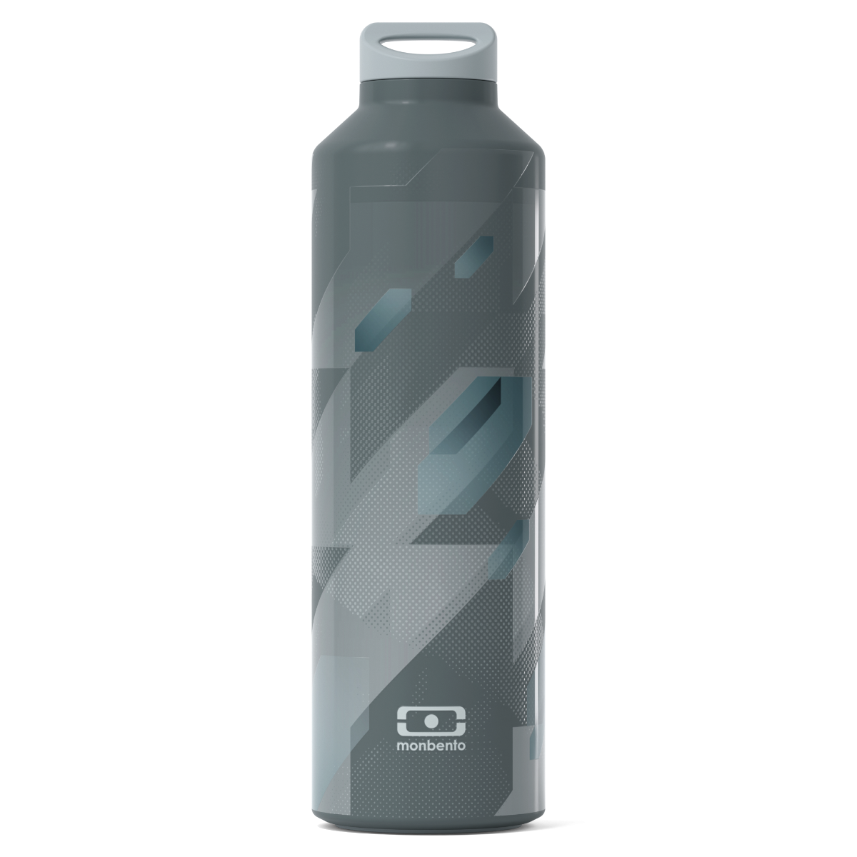 MB Steel graphic Dimensions - Trinkflasche Edelstahl 500 ml mit Sieb für Tee