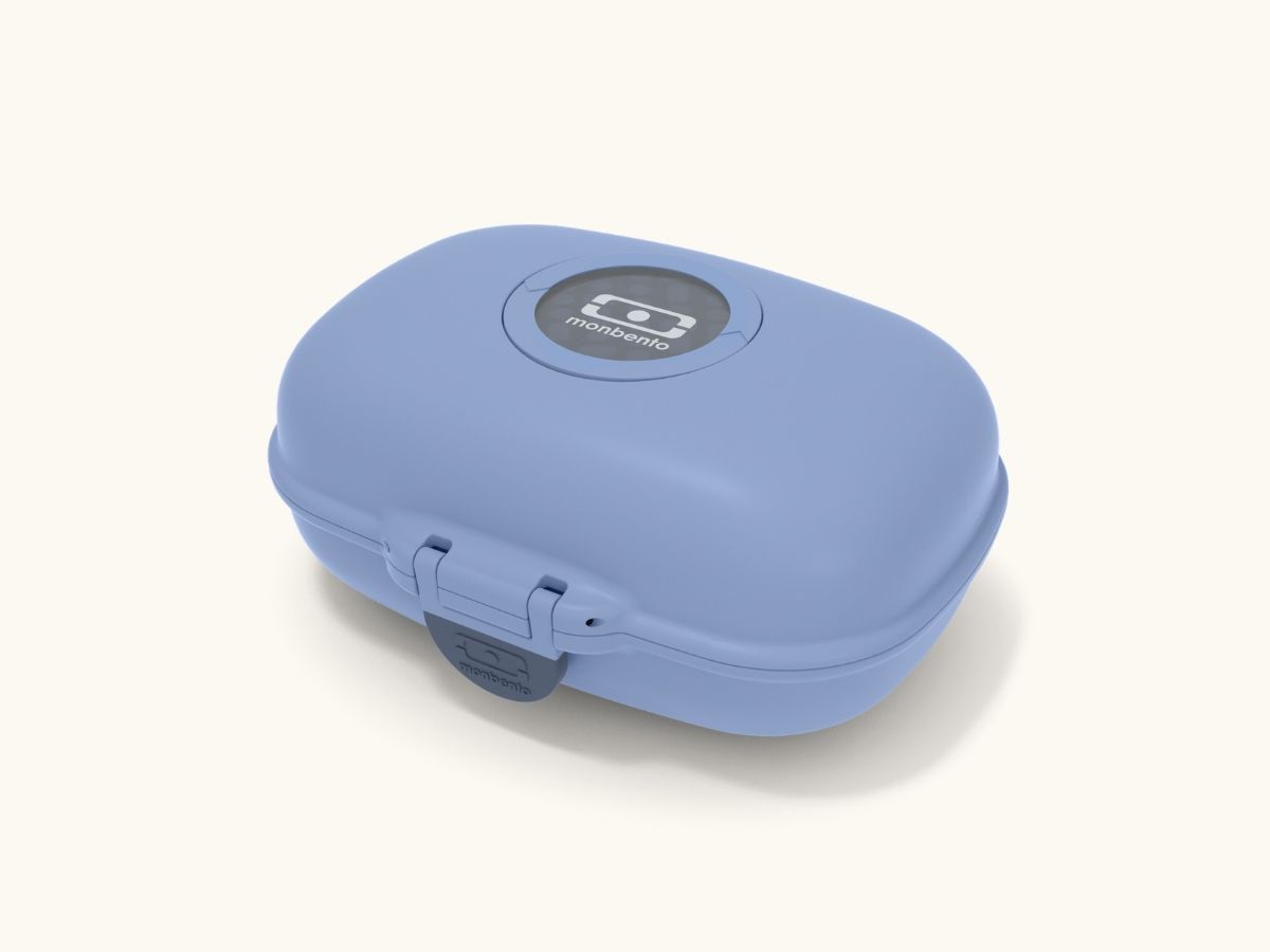 Boîte à goûter enfant MB Gram monbento, bleu